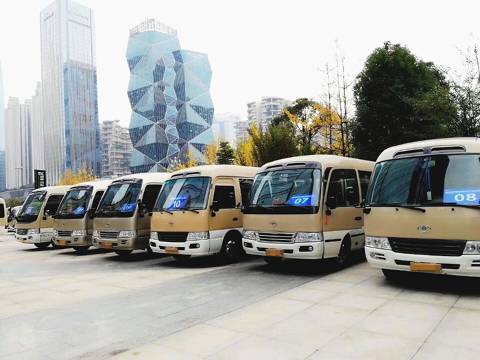 成都考斯特會(huì)展用車